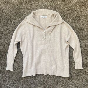 LOFT Beige Sweater XS